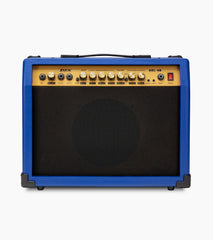 blue 40-watt mini guitar amplifier