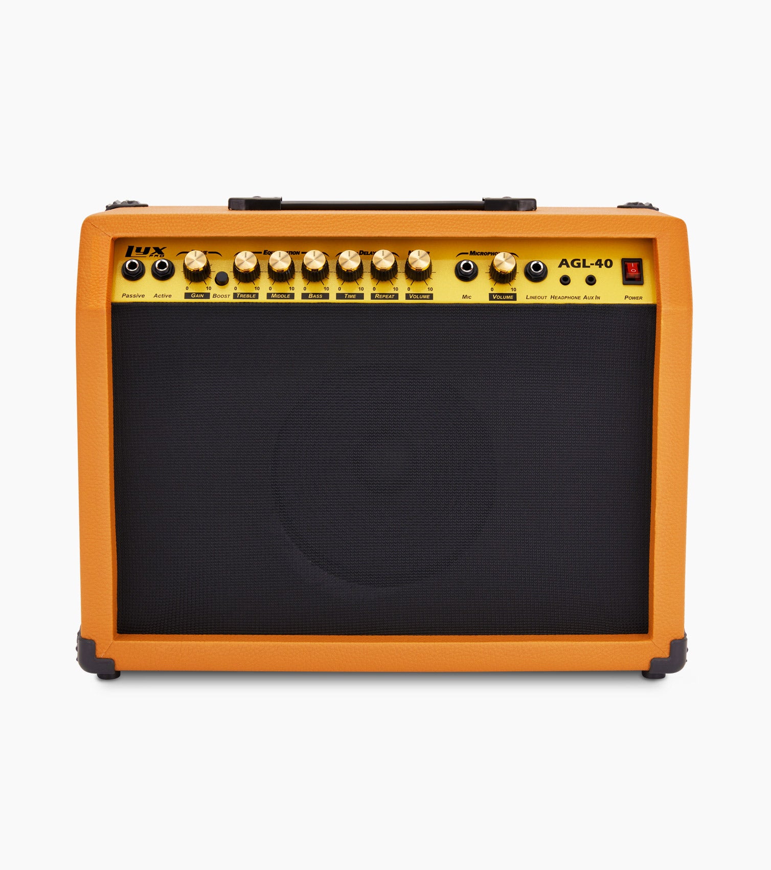 Mahogany 40-watt mini guitar amplifier