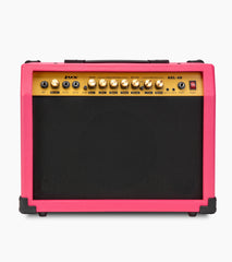 pink 40-watt mini guitar amplifier