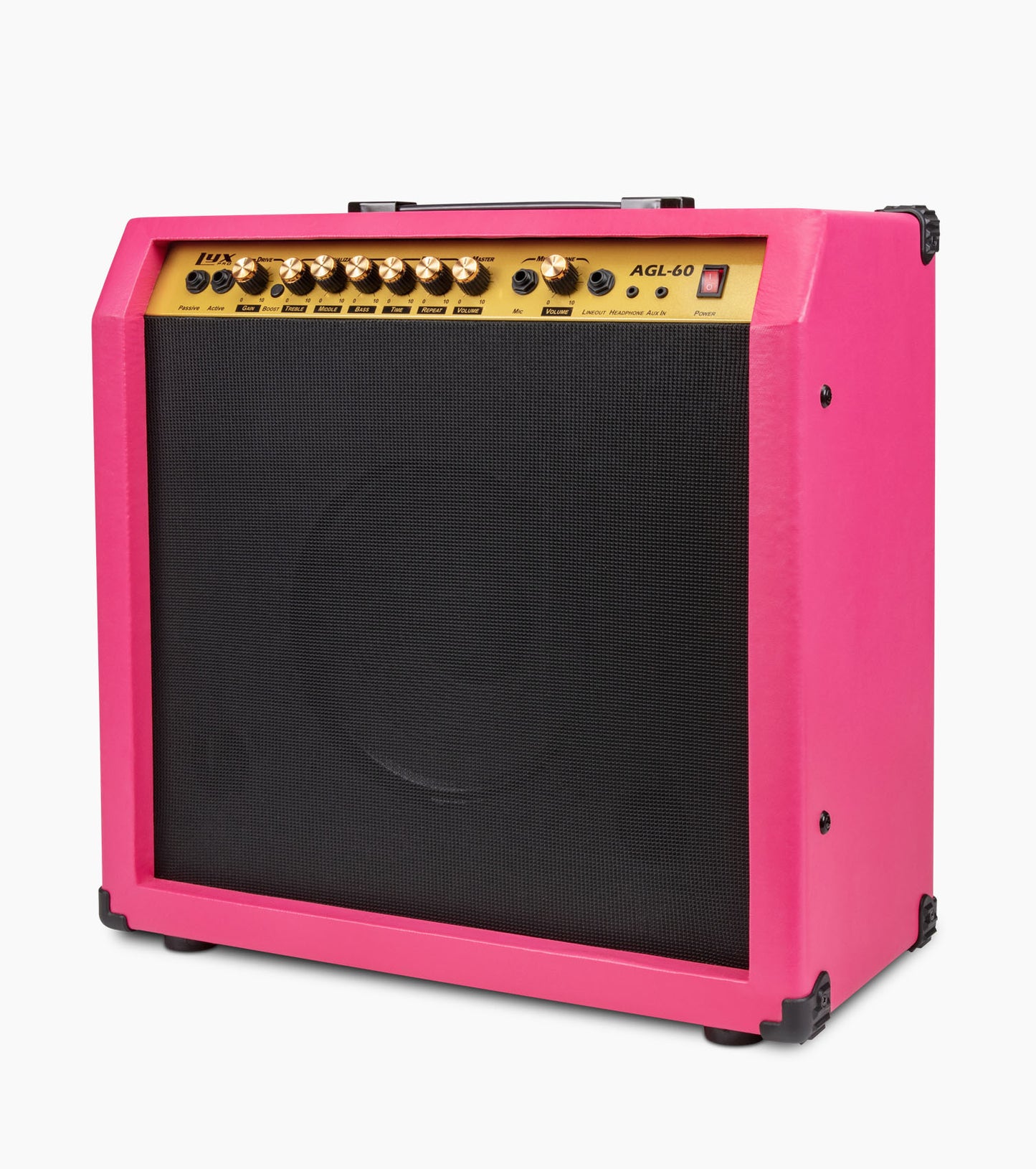 pink 60-watt beginner guitar amp
