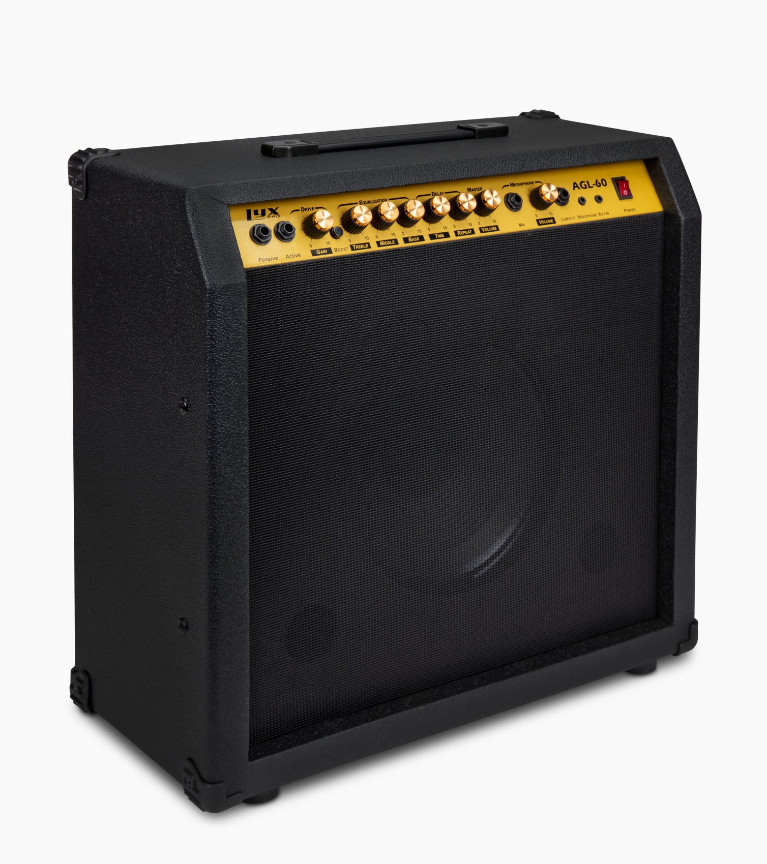 LyxPro Amplificador de guitarra eléctrica de 60 vatios | Combo de estudio  de estado sólido y amplificador de escenario con altavoz de 10 pulgadas de  4