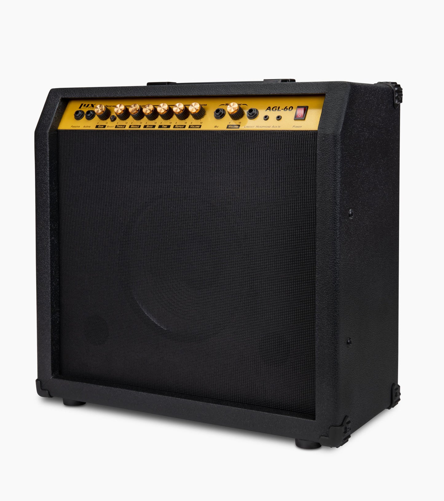 black 60-watt beginner guitar amp