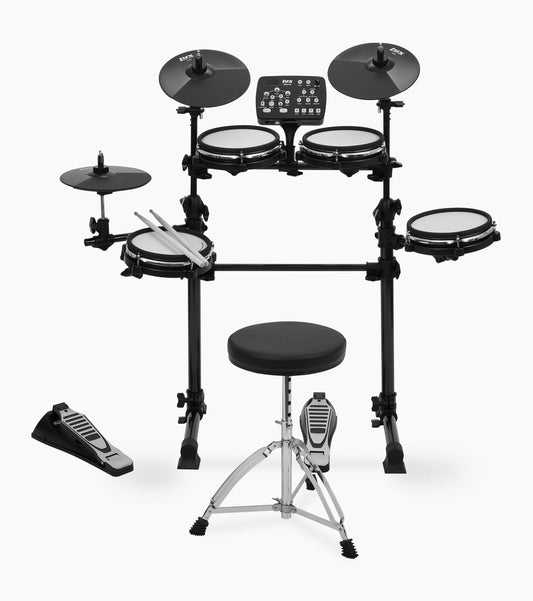 7 piece electronic drum kit with stool