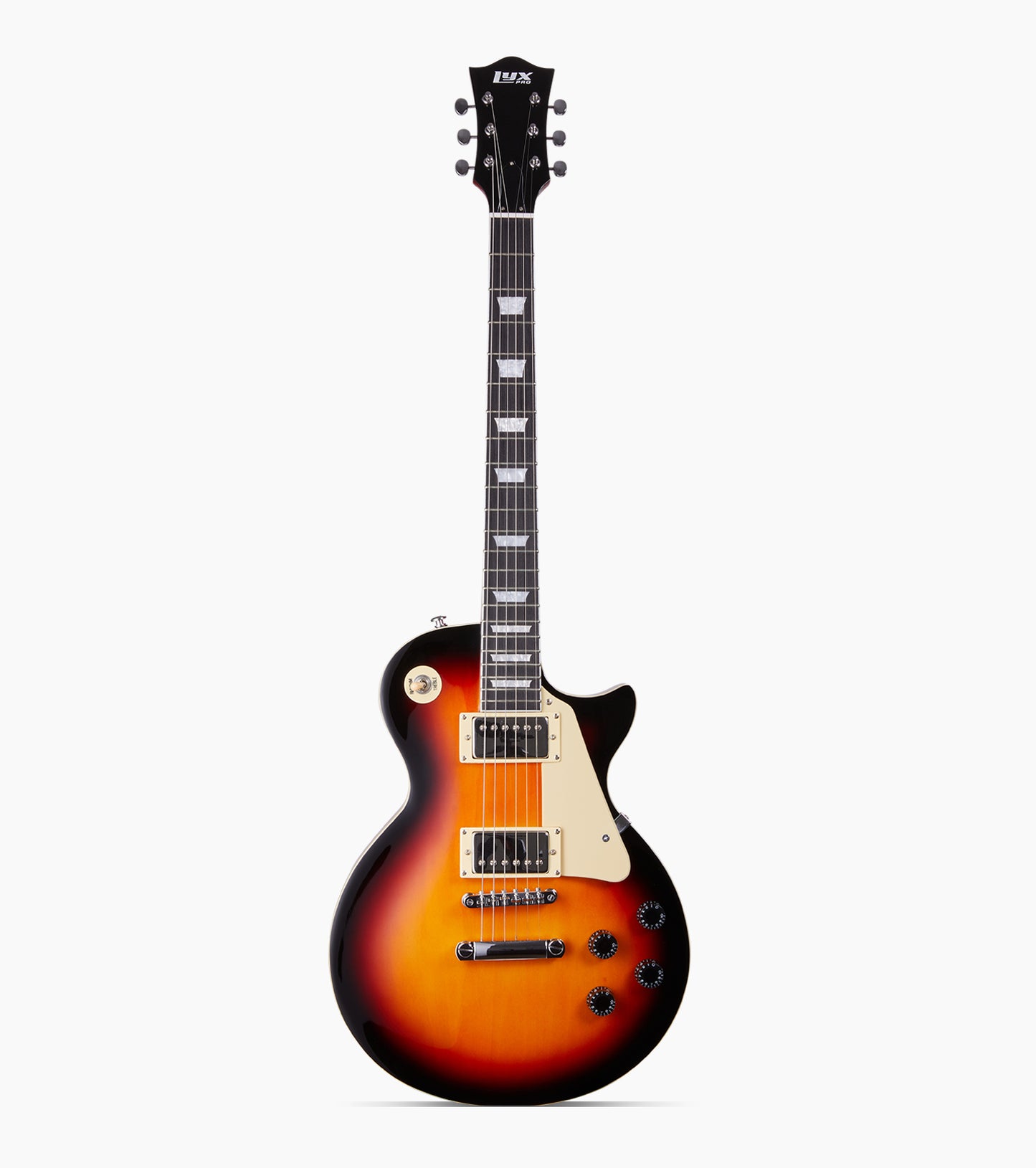 Sunburst les paul inspired electric guitar