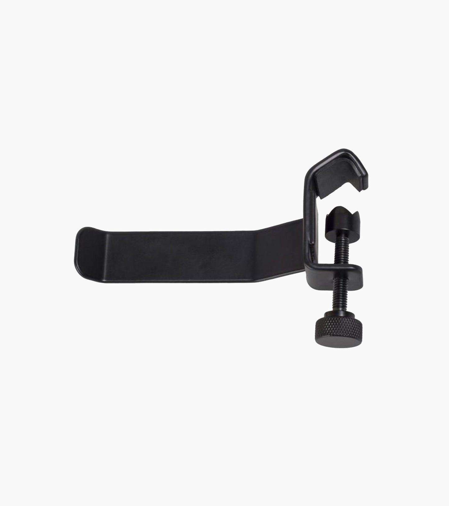 mic-stand mounted headphone hanger lying flat 