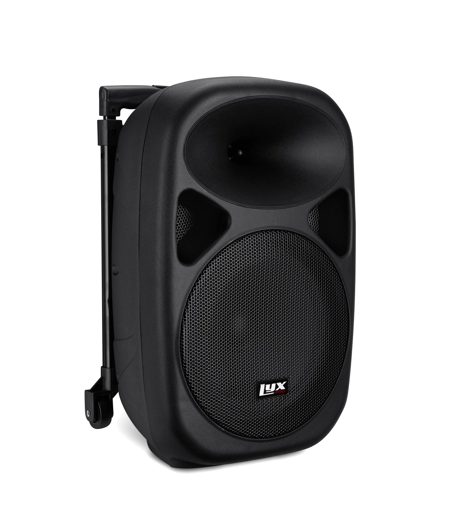 10” portable battery-powered PA speaker