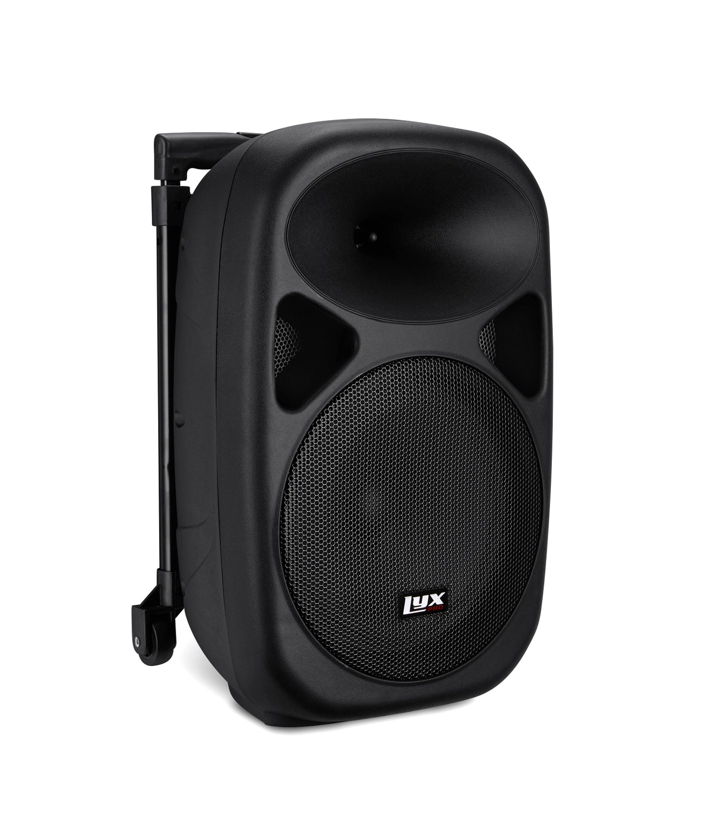 10” portable battery-powered PA speaker 