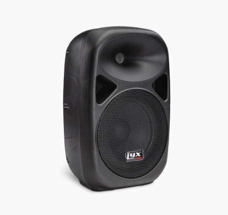 black battery powered portable PA speaker