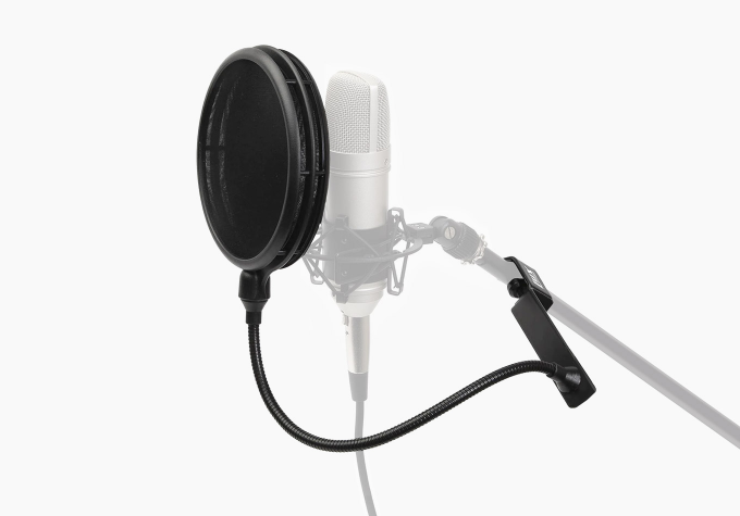 dual layer microphone pop filter 