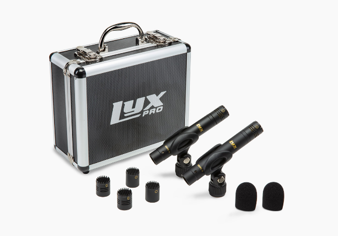 pencil condenser mic accessory kit with cardioid, super cardioid pickups