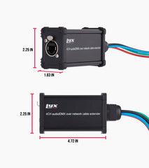 4-channel male XLR to CAT6 network cable dimensions 