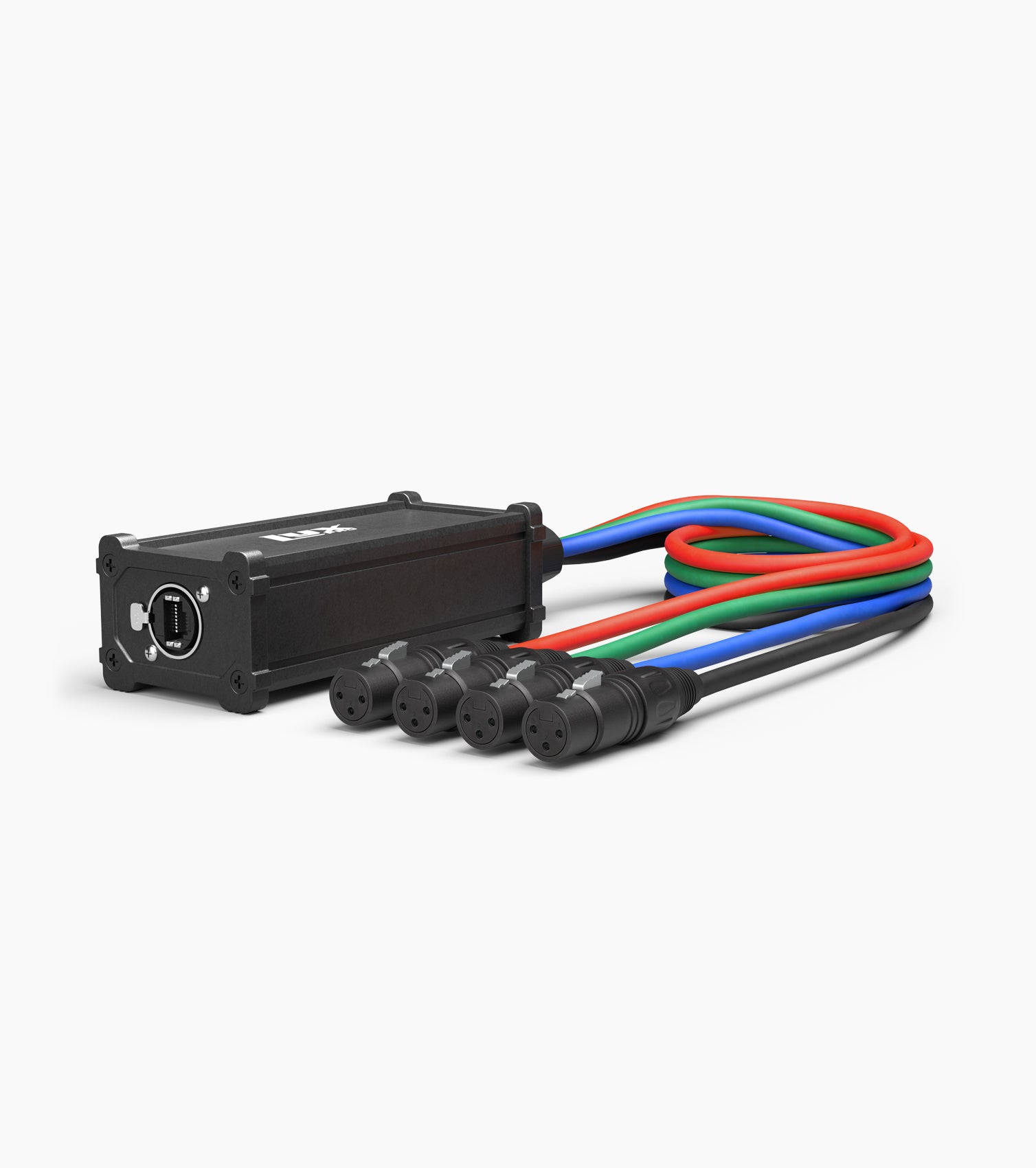 4-channel female XLR to CAT6 network cable 