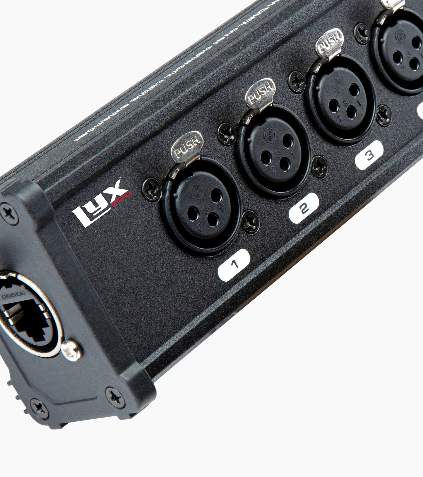 LyxPro 4-Channel XLR to Cat6 Network Cable Breakouts - Inputs