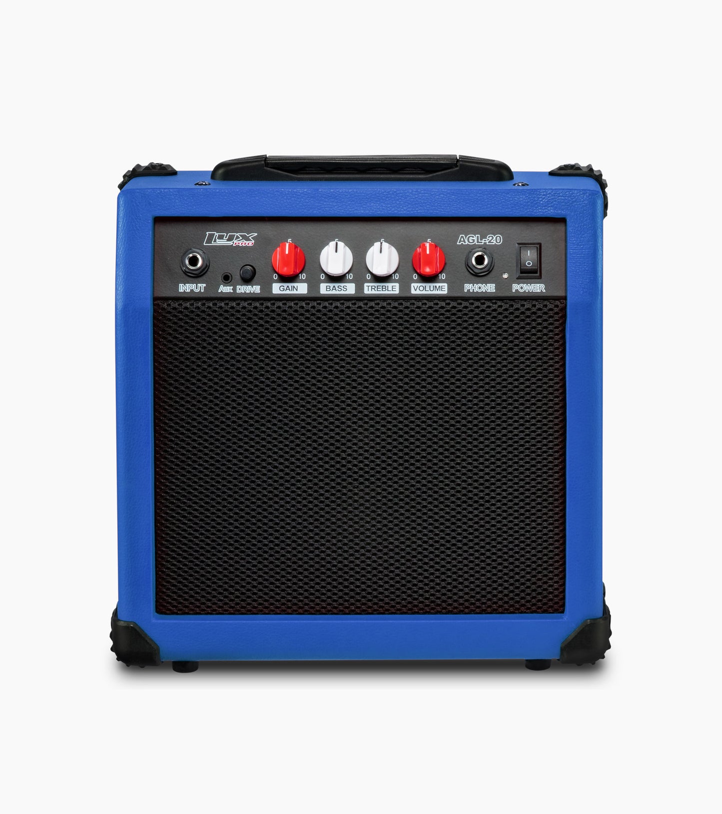 20-Watt Electric Guitar Amplifier Blue - Front