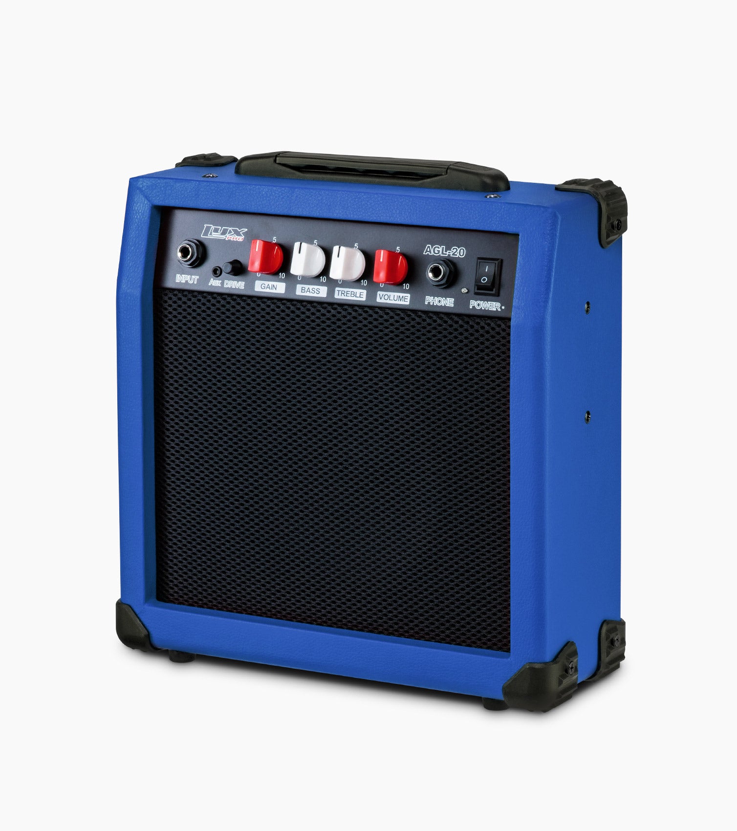 20-Watt Electric Guitar Amplifier Blue - Side Image