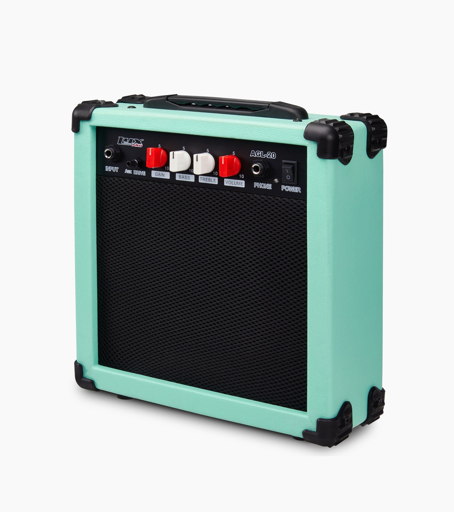 20-Watt Electric Guitar Amplifier Green - Side Image