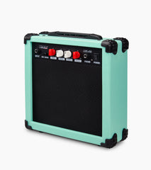 green 20 watt electric guitar amplifier  