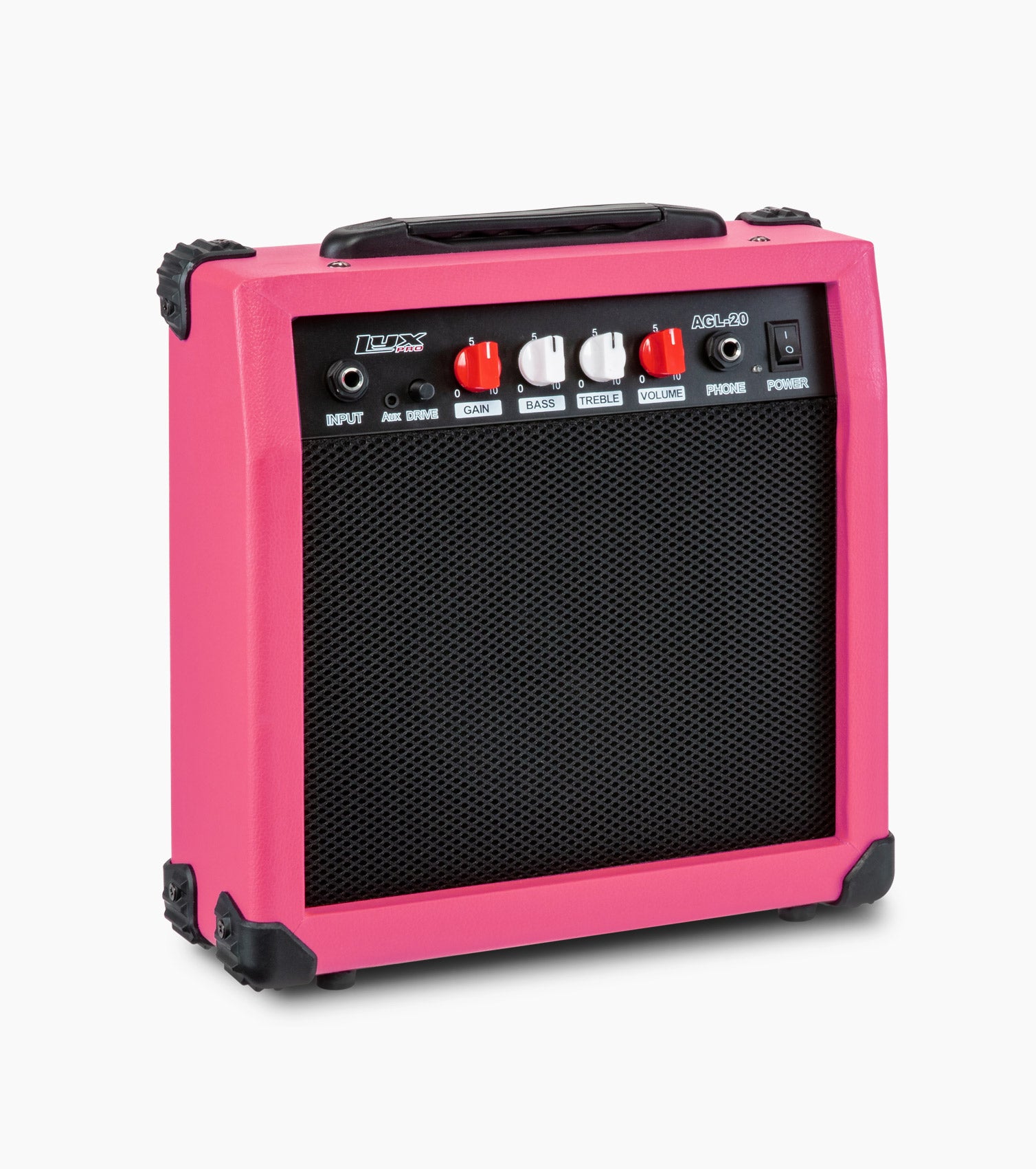 pink 20 watt electric guitar amplifier 