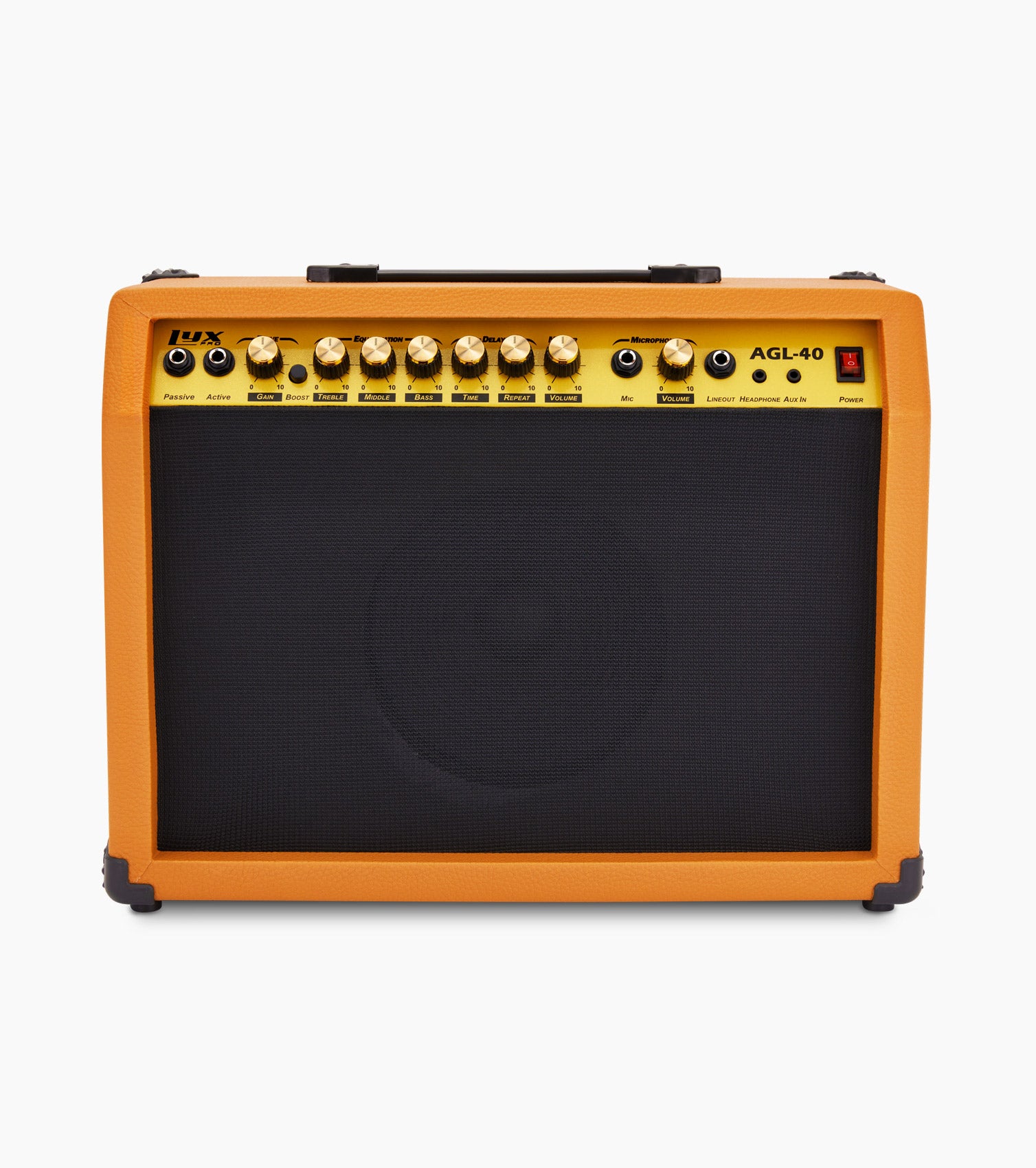 40-Watt Electric Guitar Amplifier Mahogany - Front