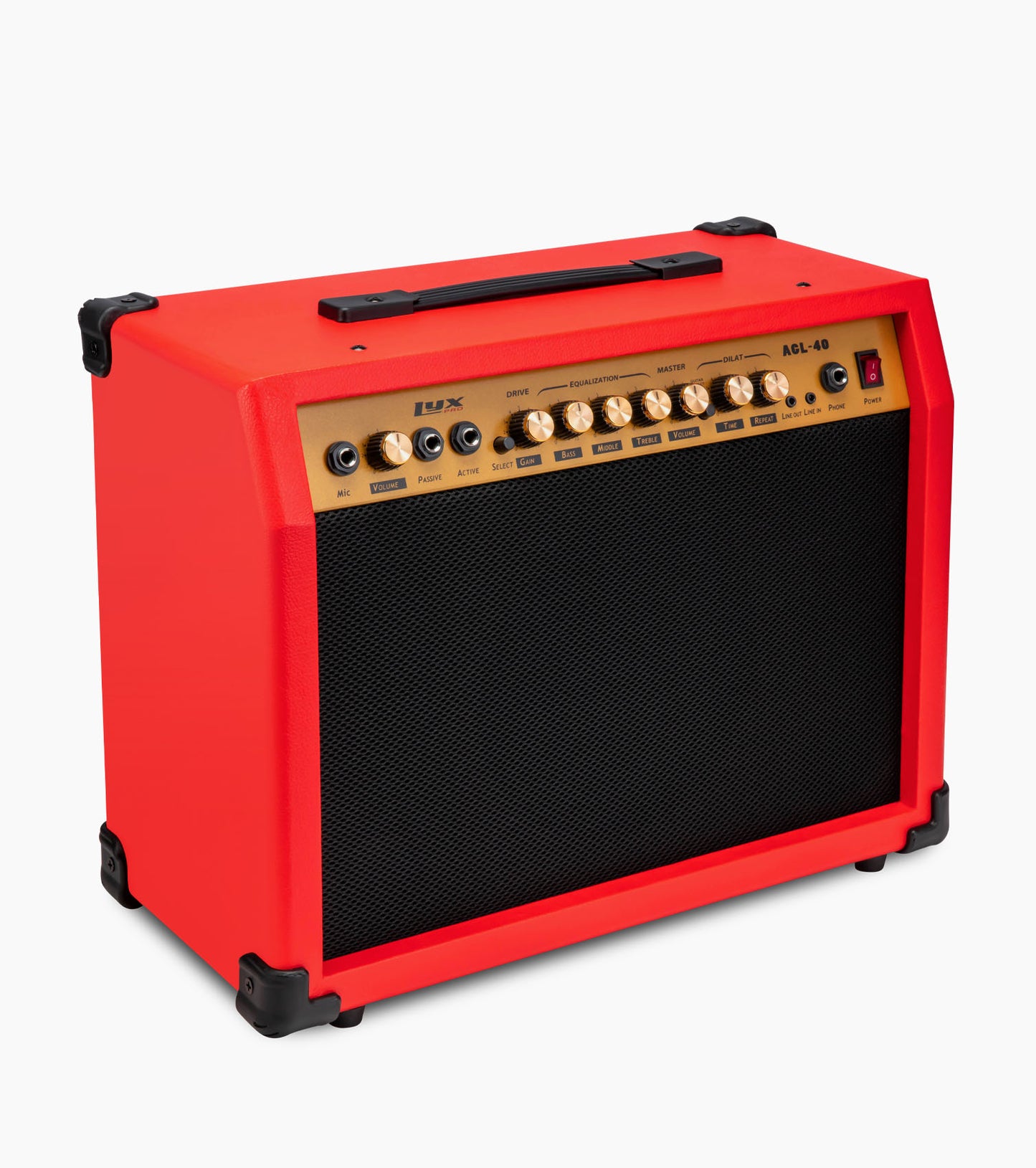 40-Watt Electric Guitar Amplifier Red - Hero Image