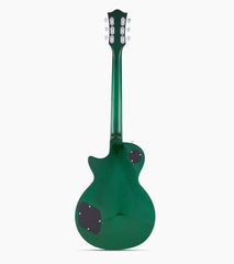 back of a Green les paul inspired electric guitar
