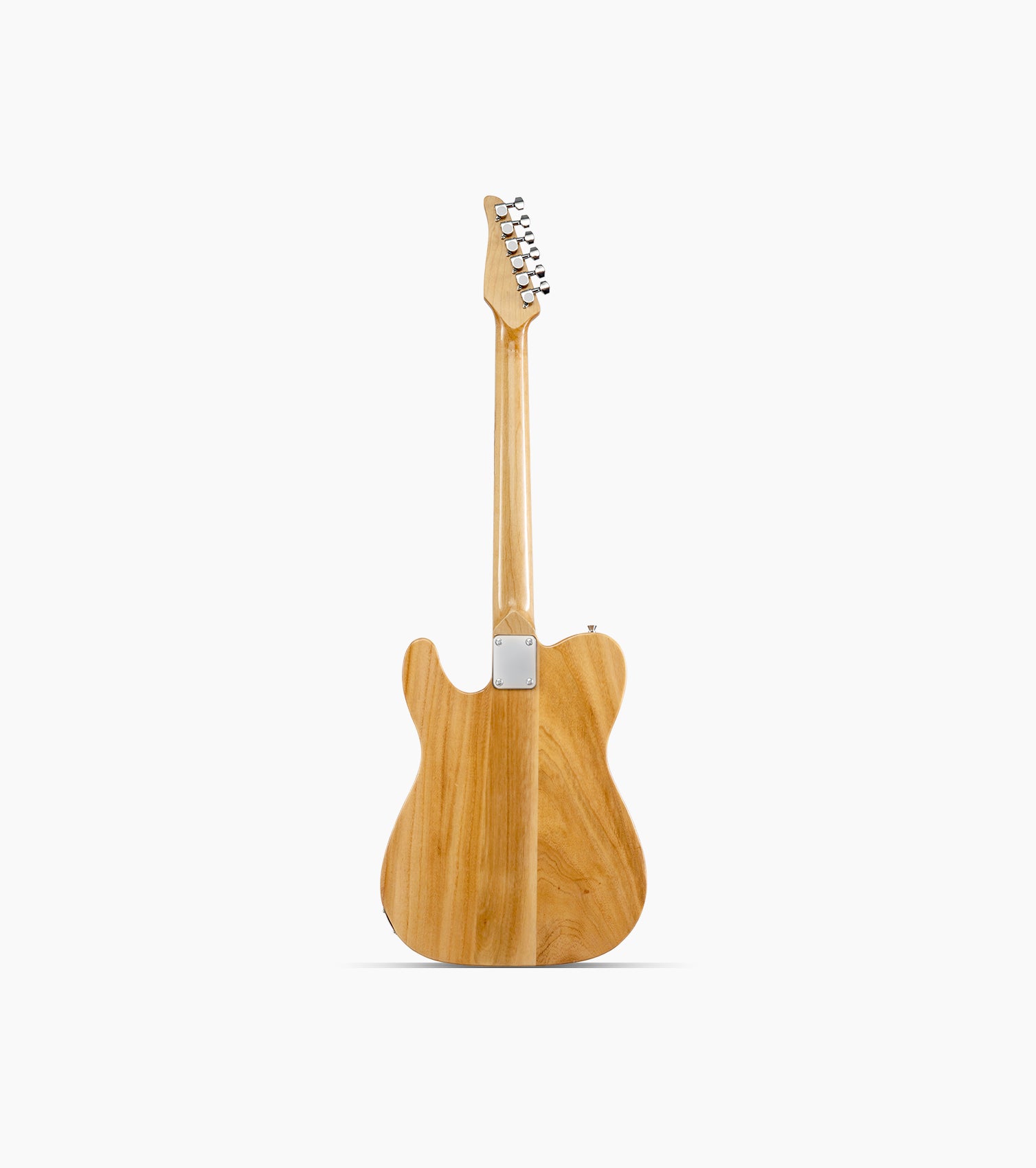 30 inch Telecaster Electric Guitar Natural - Back