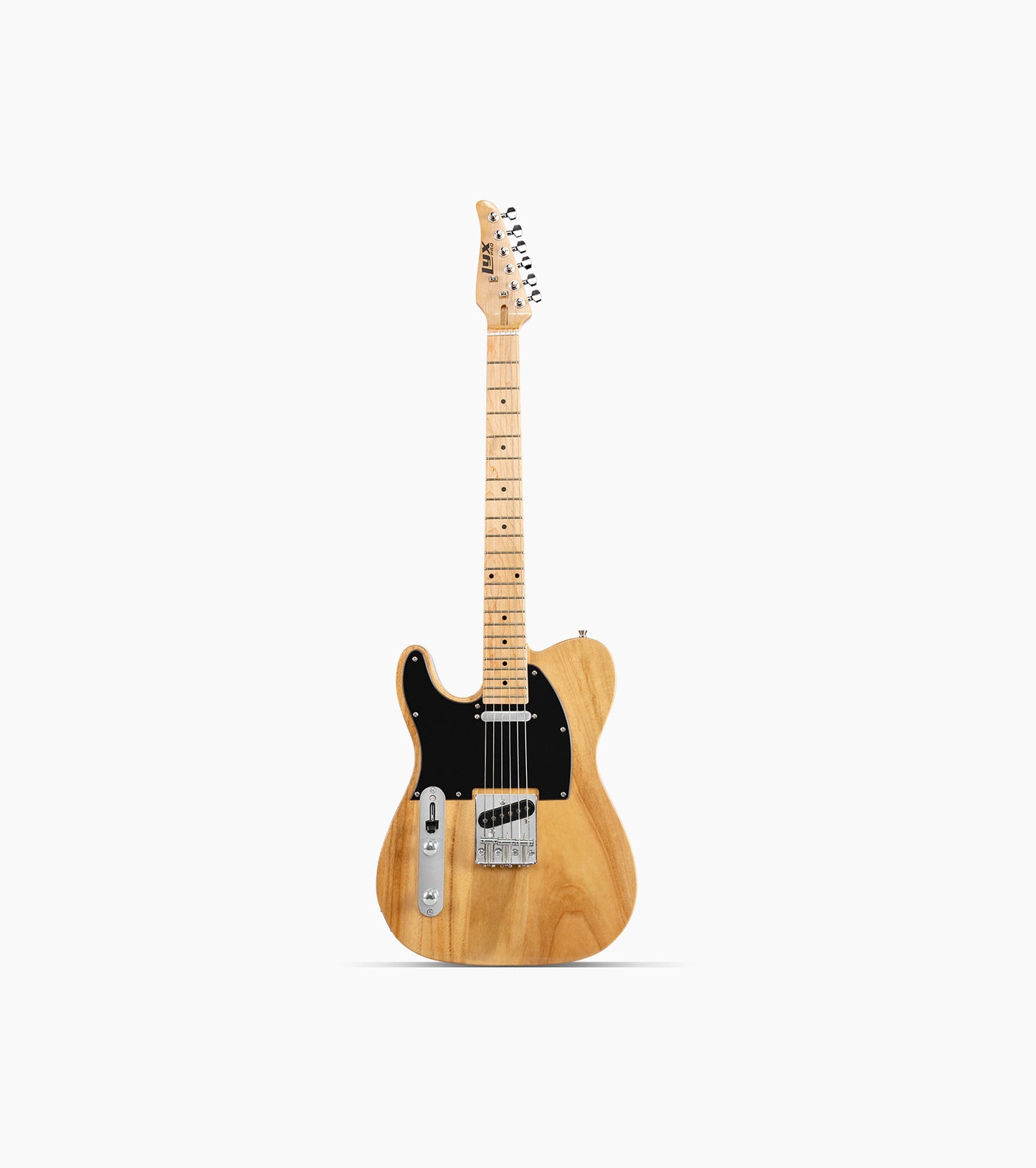30 inch Telecaster Left Handed Electric Guitar Natural - Hero Image