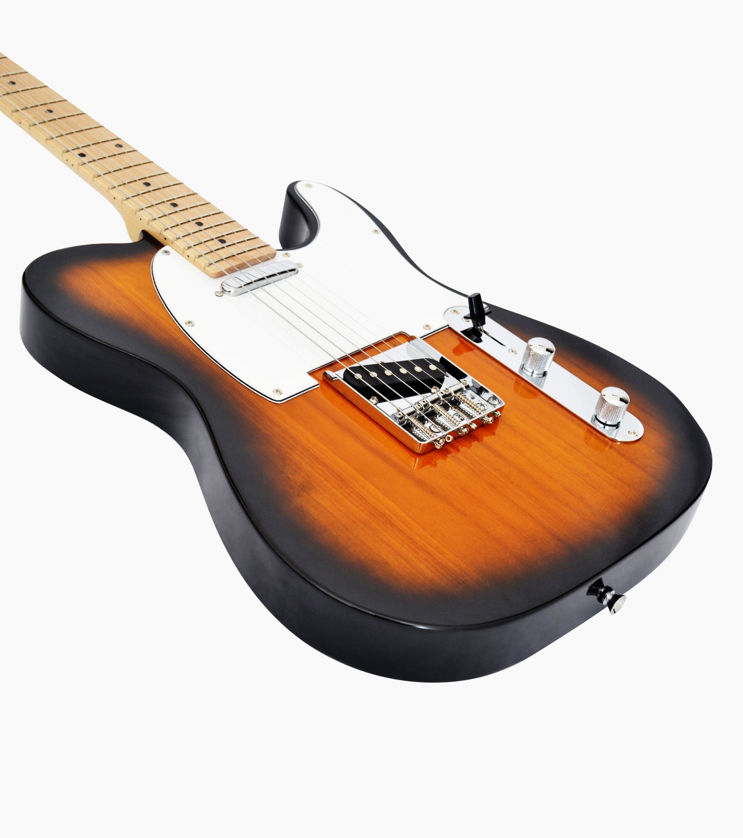 30 inch Telecaster Electric Guitar Sunburst - Front