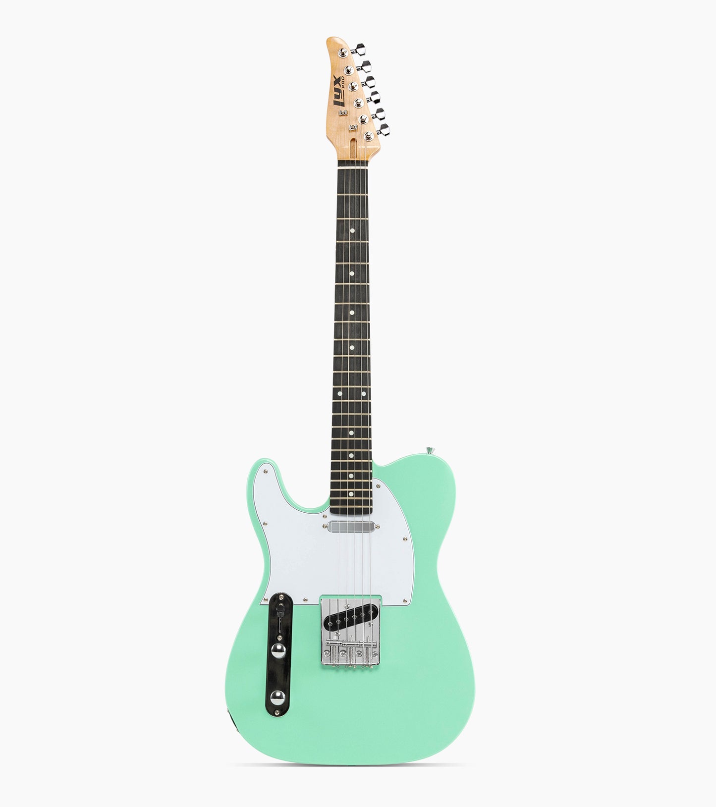 Telecaster Left Handed Electric Guitar Green - Hero Image