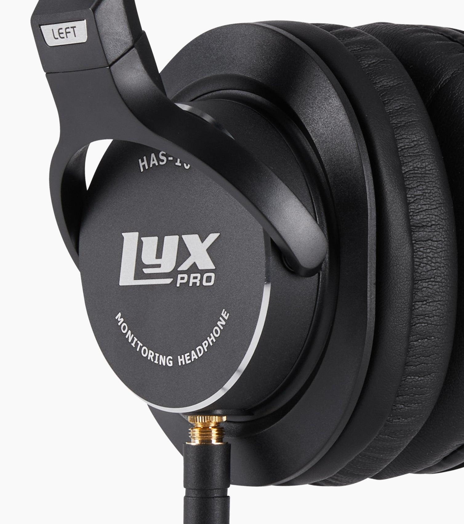 LyxPro Over-Ear Professional Studio Headphones with Detachable Cables - LyxPro