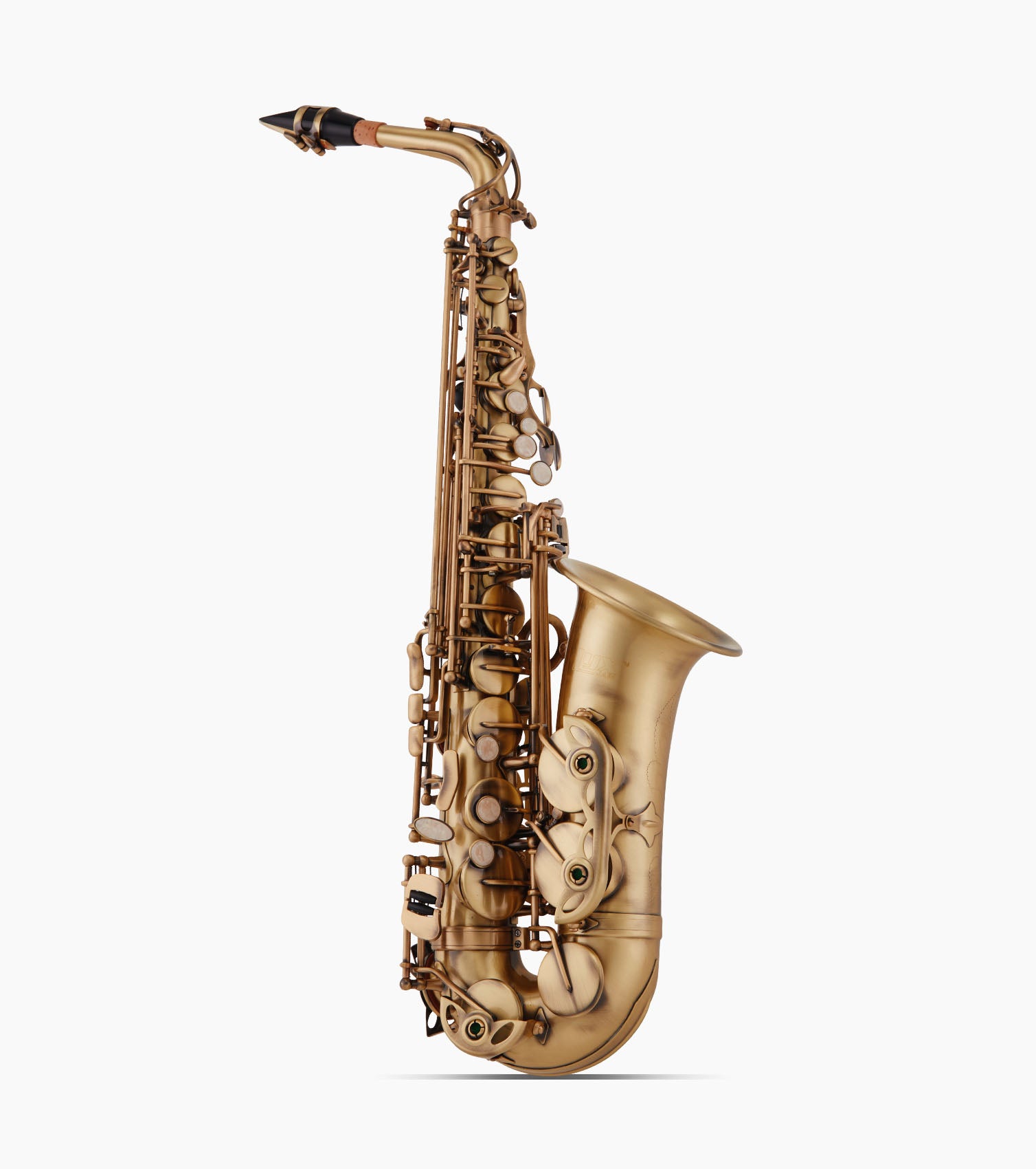 LyxJam Saxophone alto plate en laiton e, trousse sax beginners