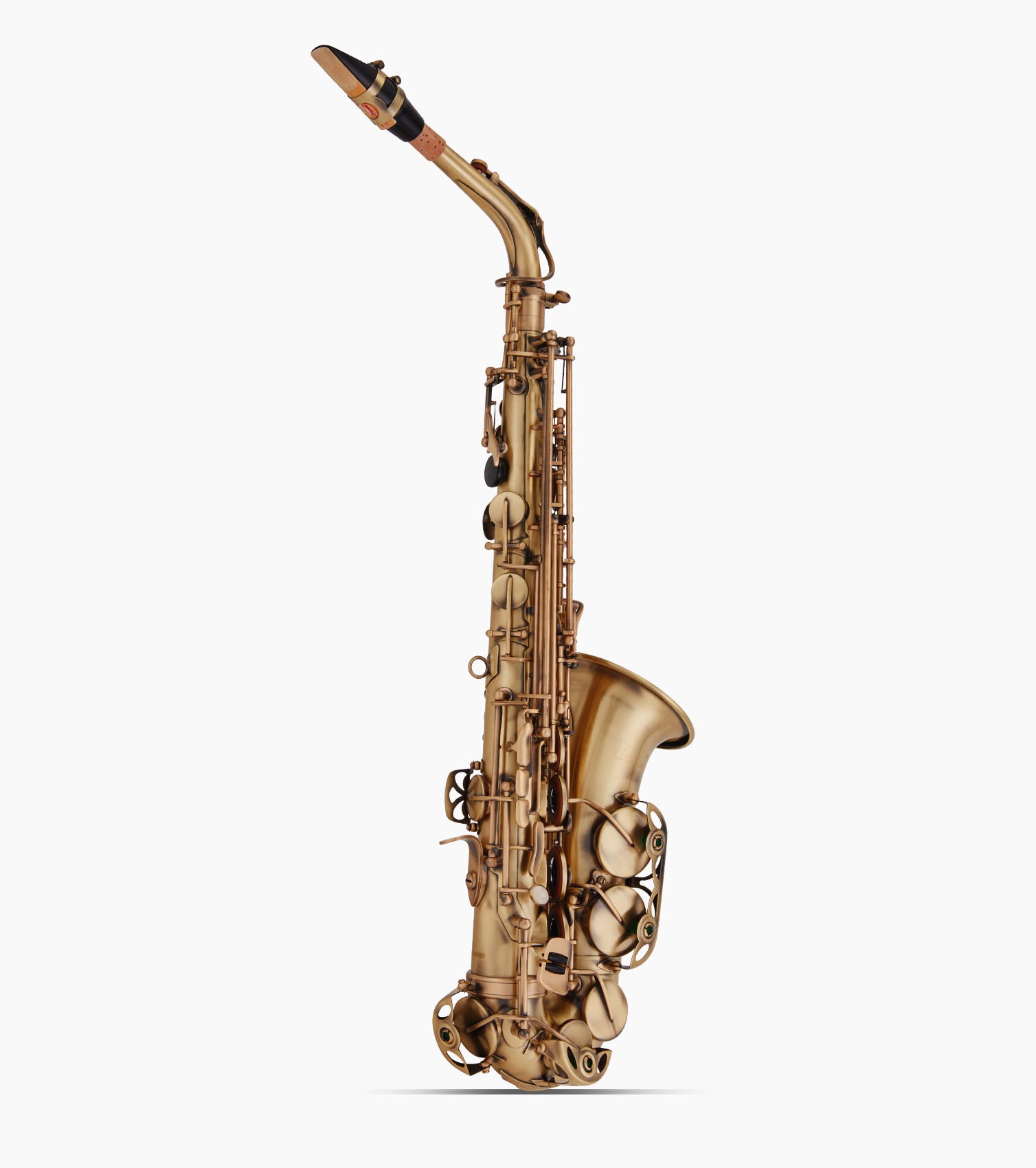 E-Flat Bronze Alto Saxophone - Back
