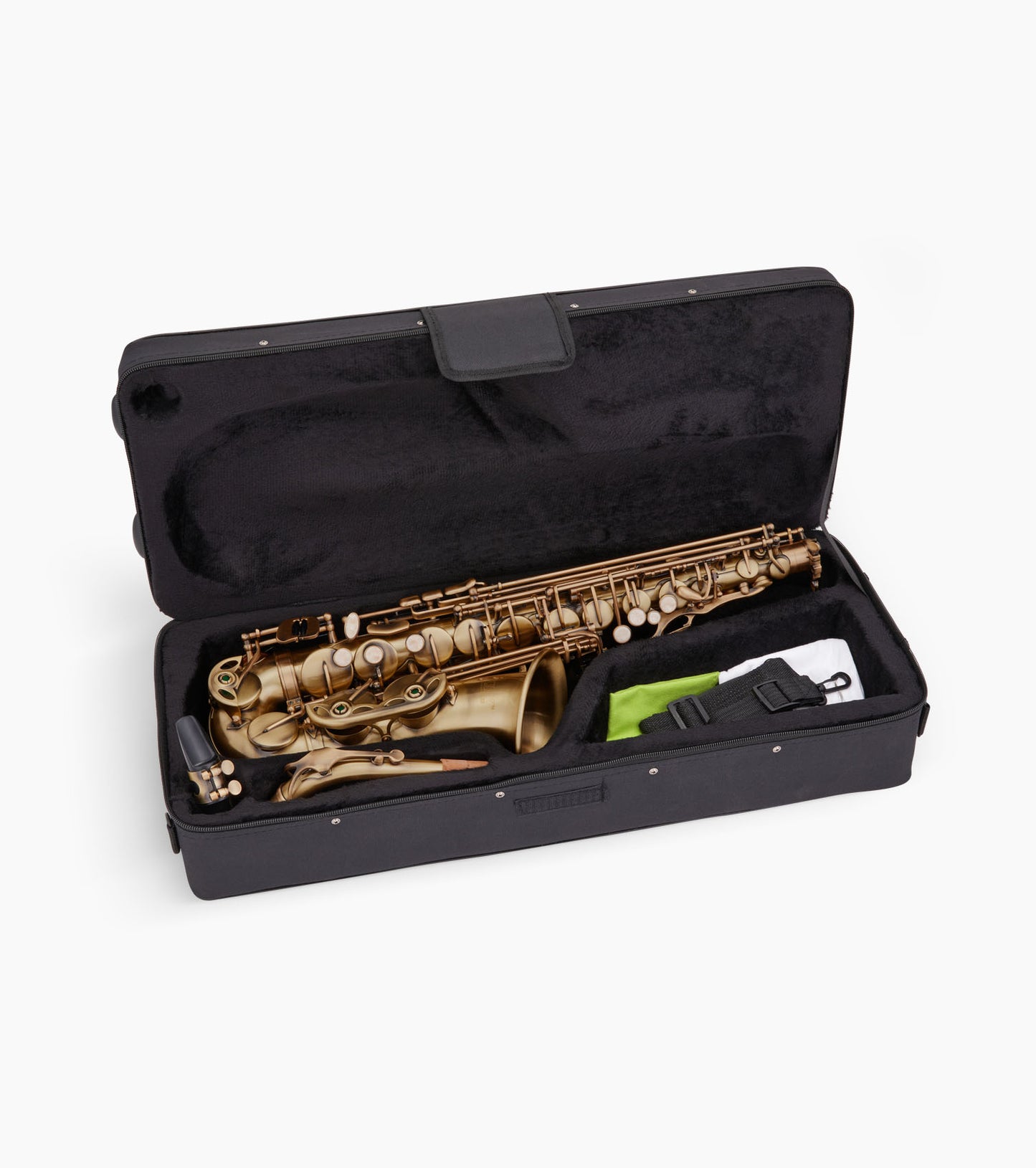 E-Flat Bronze Alto Saxophone - Case