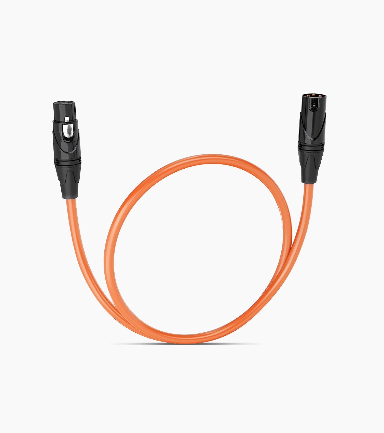 1.5 Feet Orange XLR Cable - Hero Image 