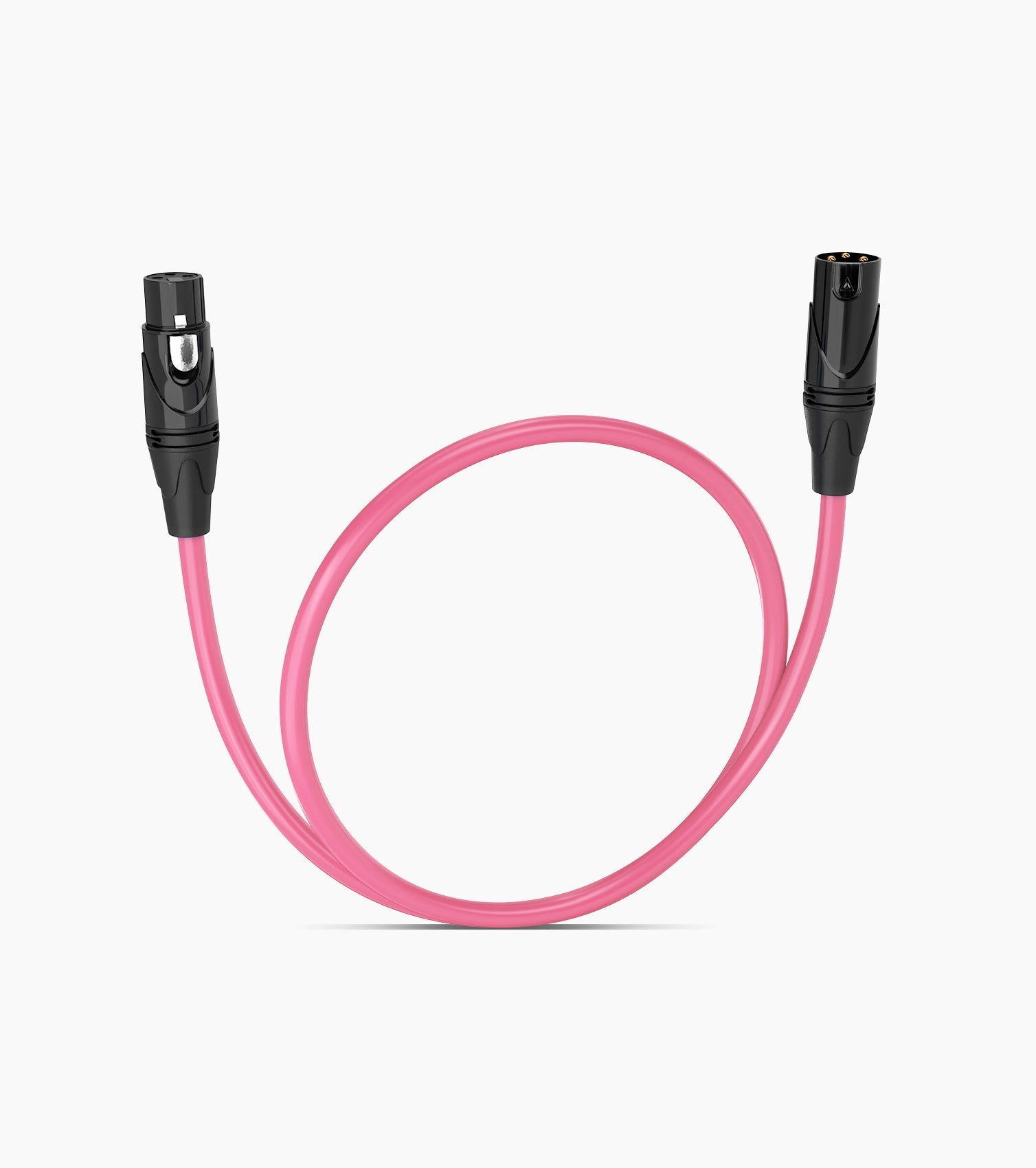 1.5 Feet Pink XLR Cable - Hero Image