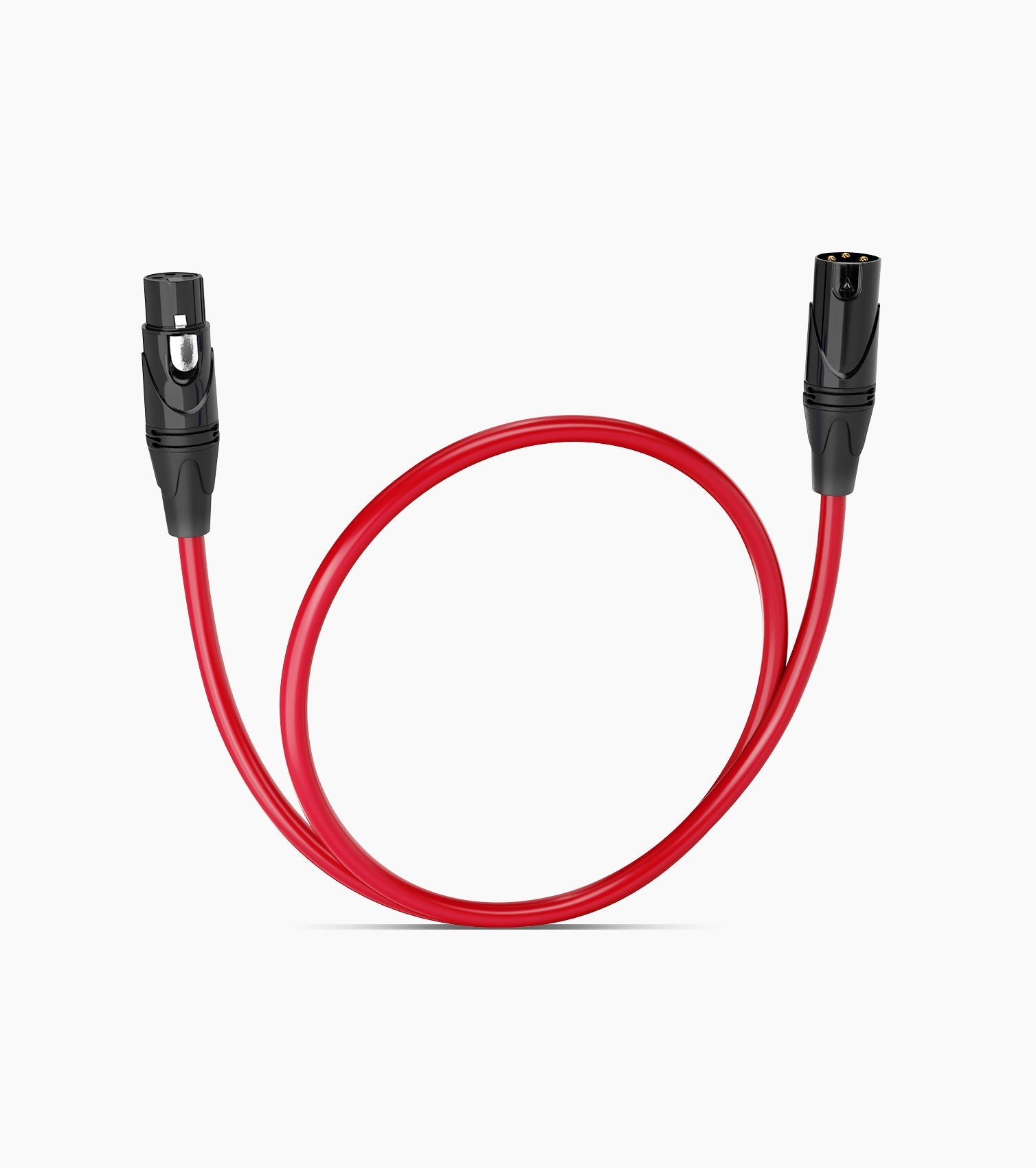 1.5 Feet Red XLR Cable Male to Female - Hero Image