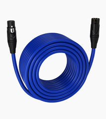 150 Feet Blue Male to Female XLR Cable - Hero Image