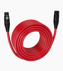 150 Feet Red Male to Female XLR Cable - Hero Image