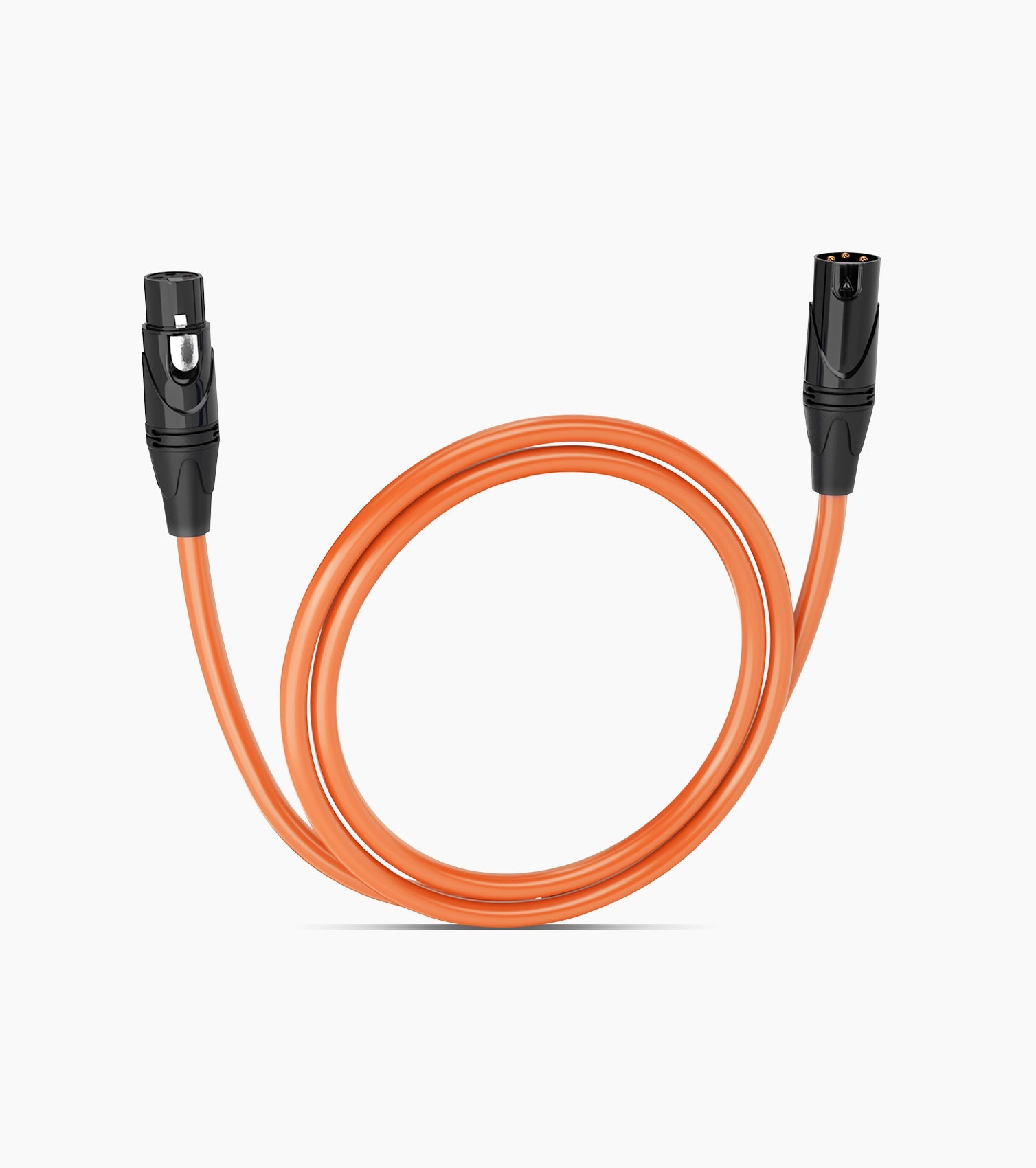 3 Feet Orange XLR Cable Male to Female - Hero Image