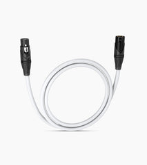 3 Feet White XLR Cable Male to Female - Hero Image