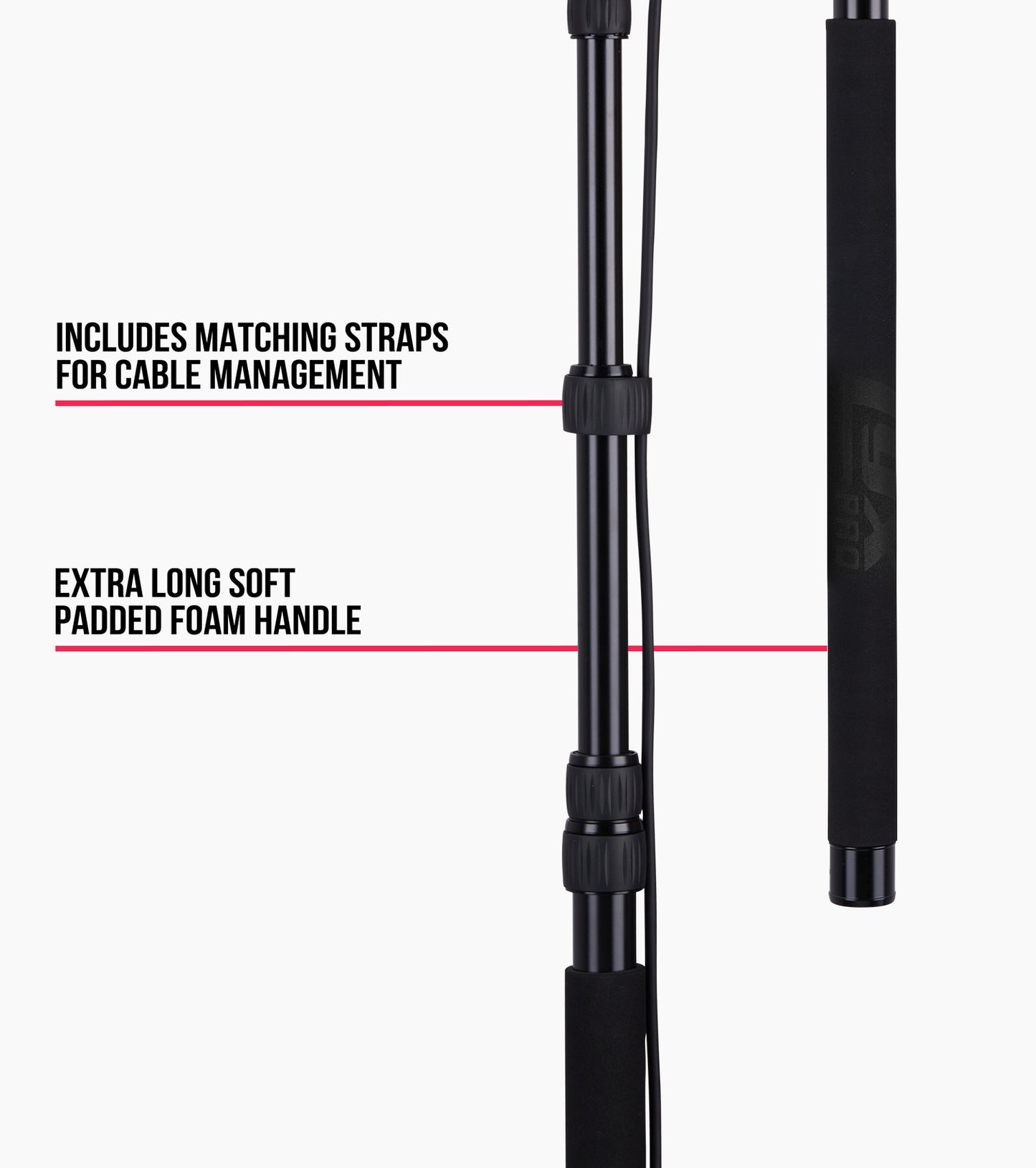 LyxPro Telescoping Microphone Boompole - Handle