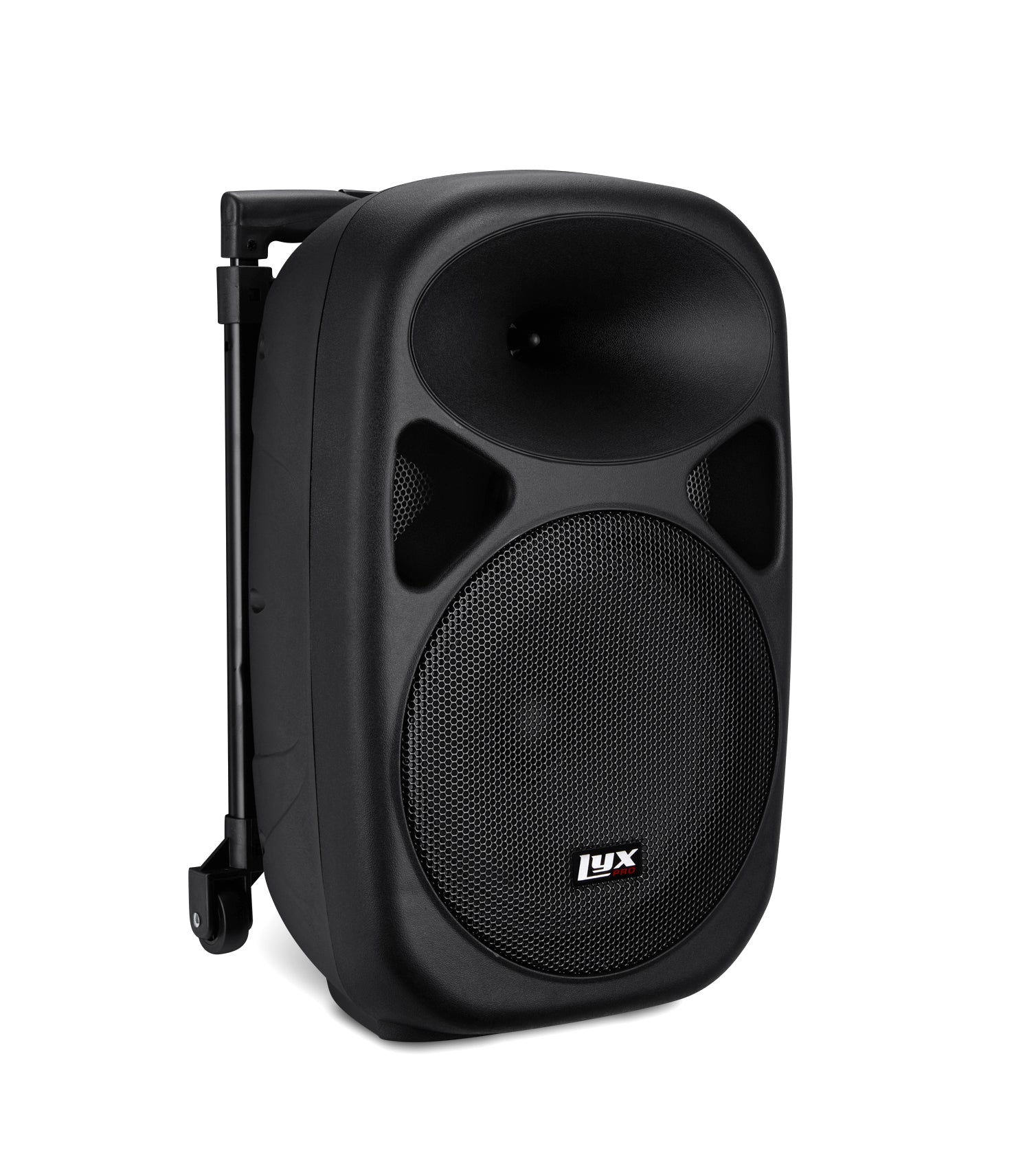 LyxPro 10 in Battery Powered Speaker - Side view