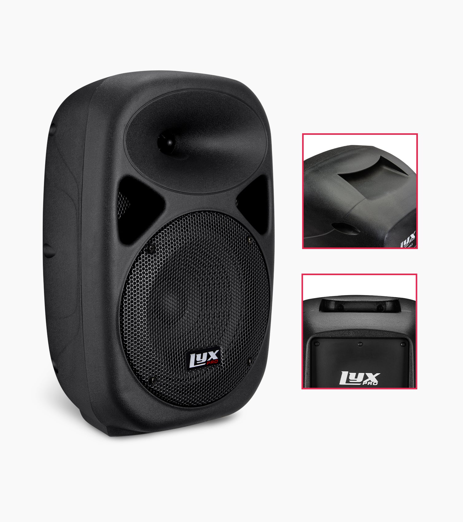 LyxPro Portable 10 in Passive PA Speaker - View
