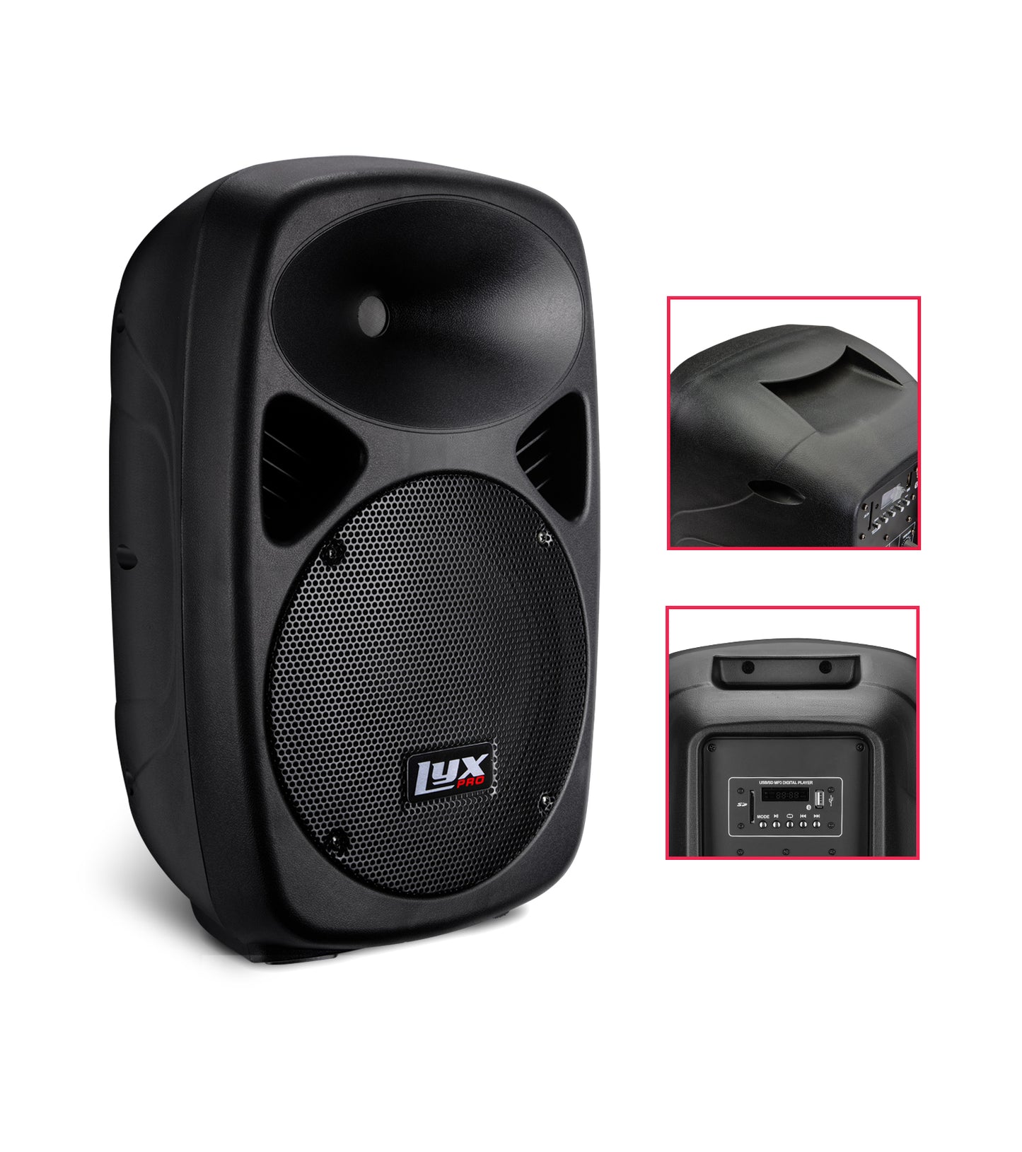 LyxPro 10 in Portable PA Speaker - Views