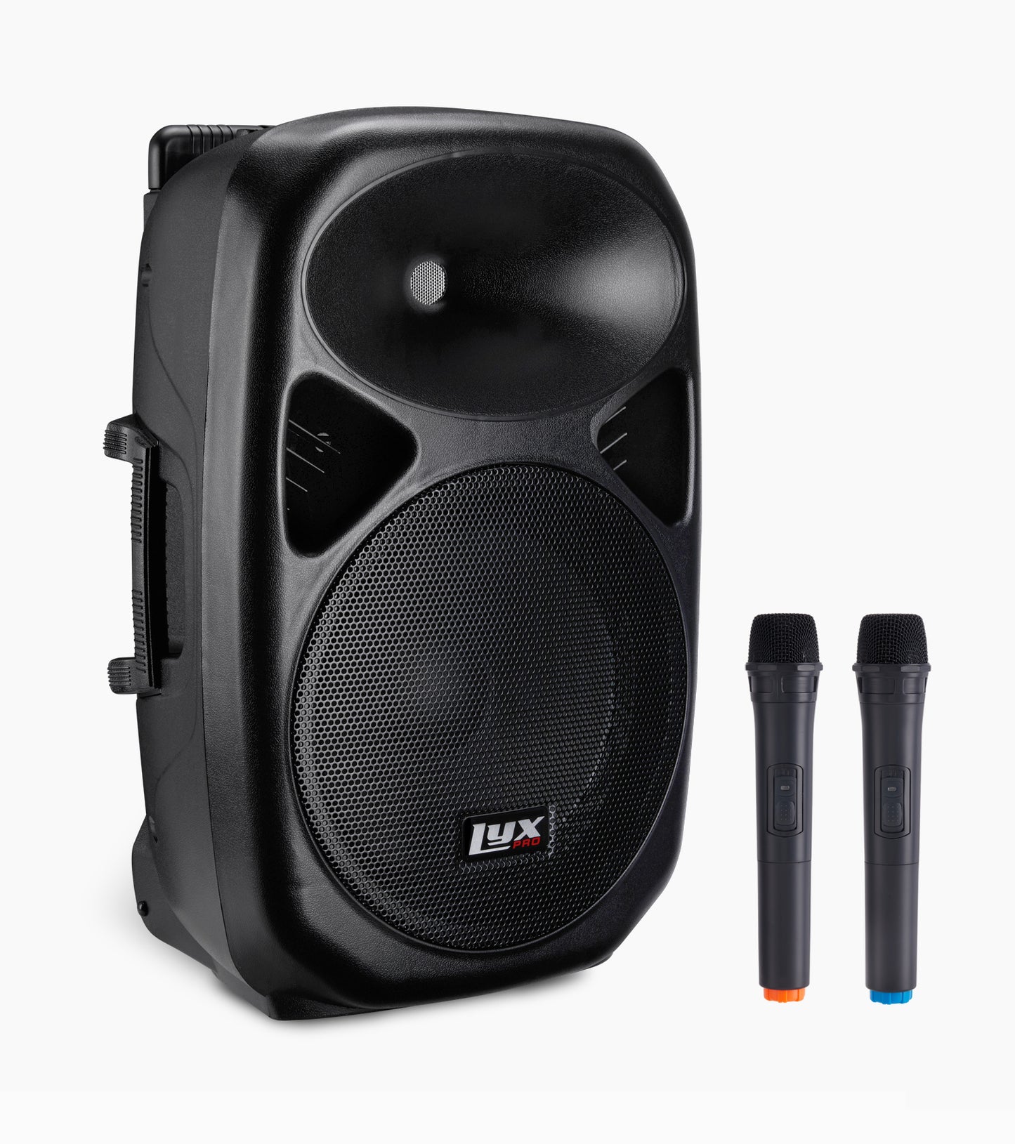 LyxPro 12 in Battery Powered Speaker - Side view