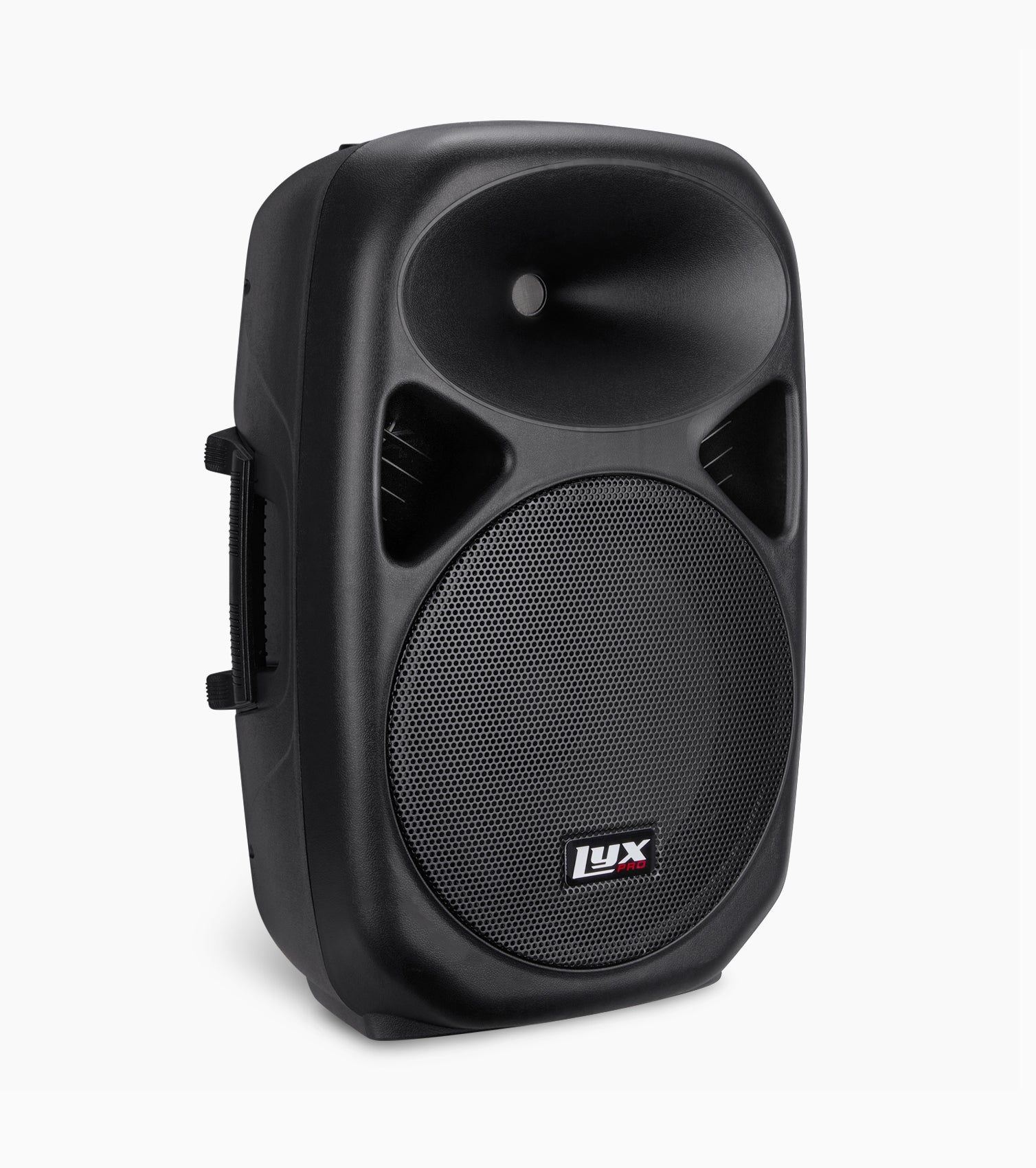 LyxPro 12 in Portable PA Speaker - side view