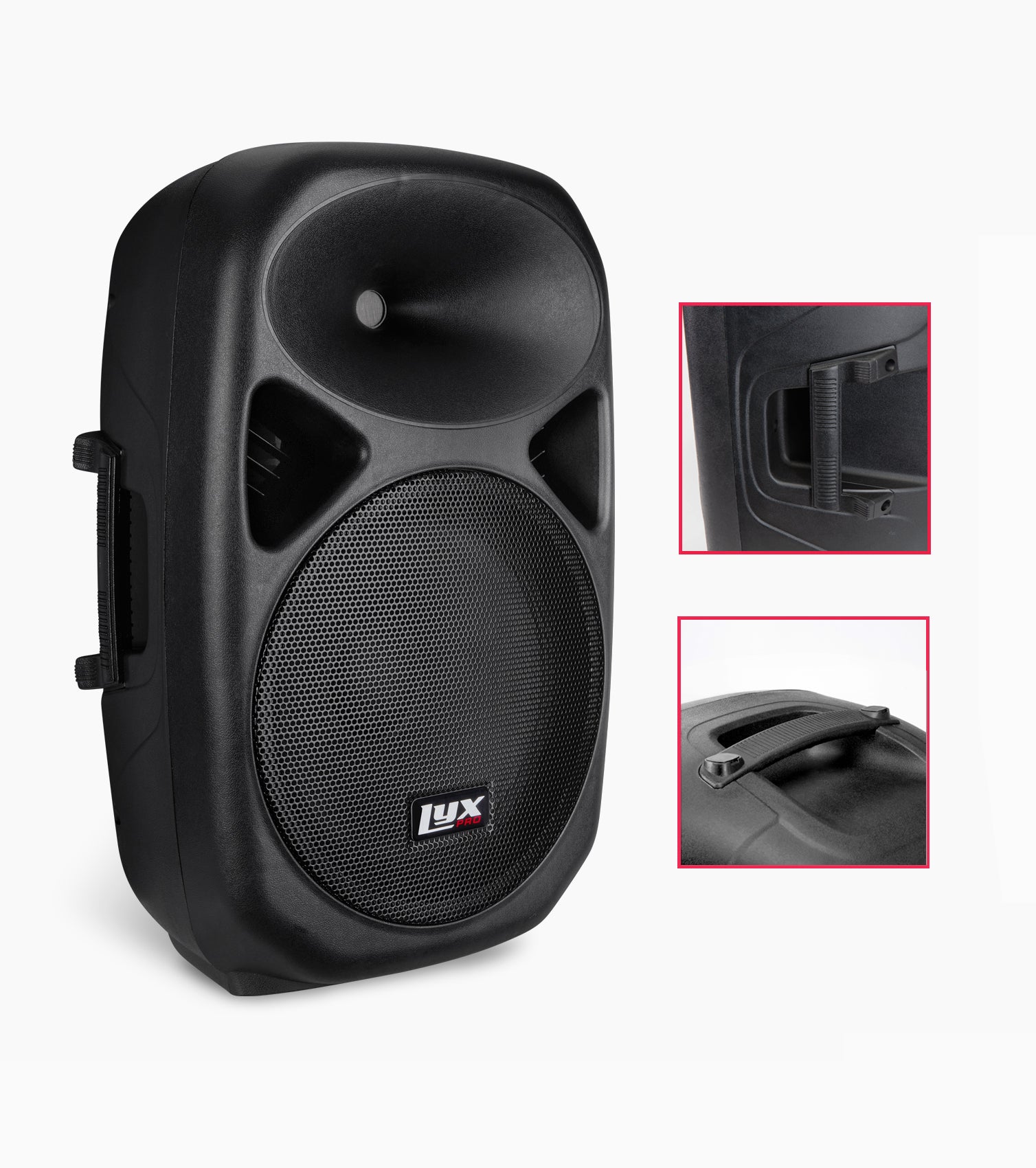 15” portable passive PA speaker parts 