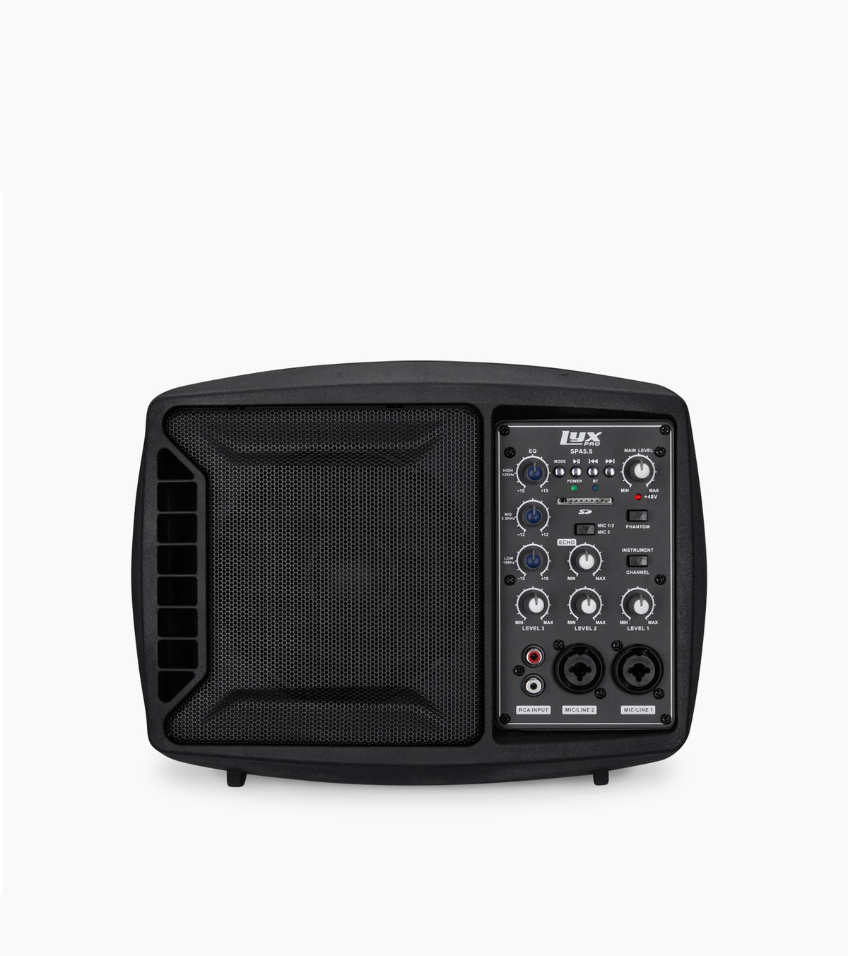 Pa Monitor Rear View LyxPro Small PA/Speaker Monitor