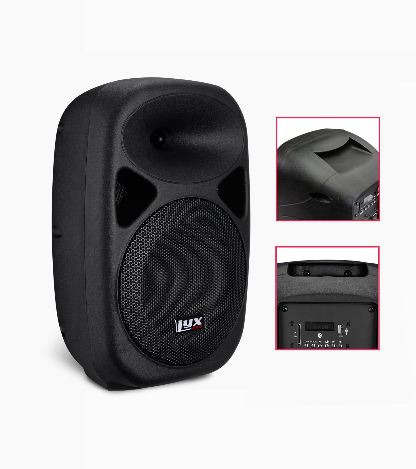 LyxPro 8 in Battery Powered Speaker - View