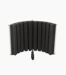 Sound Absorbing Vocal Shield with Collapsible Panels - Front